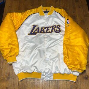 Vintage Nike NBA LA Lakers 90s Nike Team Bomber Jacket Men's XXL